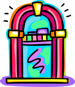 Coin-Operated Jukebox - Vector Image