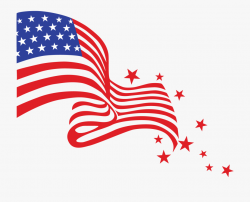 4th Of July Clipart - Transparent American Flag Clip Art ...