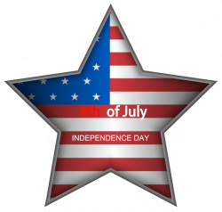 USA Independence Day Star PNG Clip Art Image | HAPPY 4TH OF JULY ...