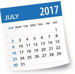 July 2017 Calendar Leaf Illustration premium clipart ...