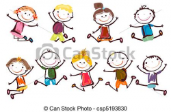 Kids jumping clipart 1 » Clipart Station