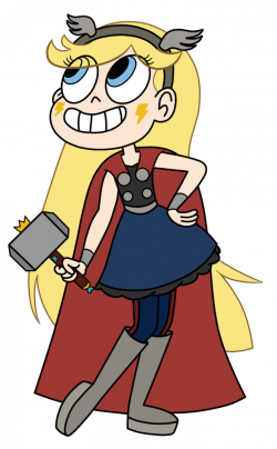 Star as Thor | Star vs the forces of evil | Pinterest | Thor, Star ...