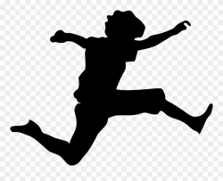 Silhouette Jumping Stock Photography Clip Art - Boy Jumping ...