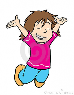 Woman Jumping Clipart