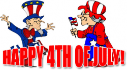 Free* (Fourth) 4th of July Clipart Animated, Black and White ...