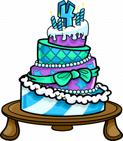 Image - 4th Anniversary Party Cake.png | Club Penguin Wiki | FANDOM ...