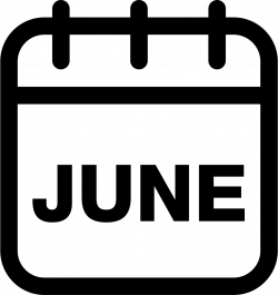 June Calendar Monthly Page Svg Png Icon Free Download (#51155 ...