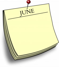 Clipart - Monthly note - June