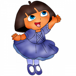 Clipart for u: Dora the explorer