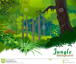 Jungle Trees Clip Art | ... view of typical Amazon rain ...