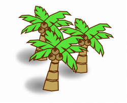 Computer Icons Jungle Map Download Symbol - Coconut Tree ...