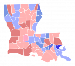 File:Louisiana Senate Jungle Primary Election Results by County ...