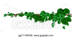 Vector Stock - Twisted wild lianas branches background ...