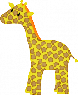 Cartoon Jungle Giraffe Sheet-Digital Download-ClipArt-Art Clip ...