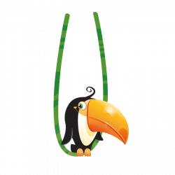 Wall Sticker for Kids Rooms Toucan