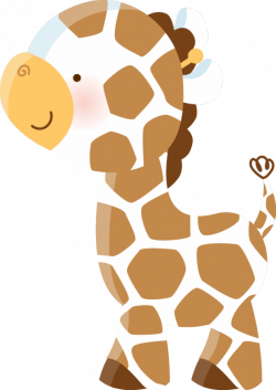 Giraffe Baby Jungle Animals Wall decal Safari Infant - watercolor ...