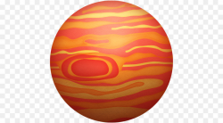Planet Cartoon clipart - Planet, Graphics, Orange ...