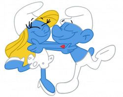 Smurfette and Hefty by HeinousFlame on DeviantArt