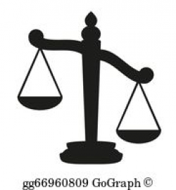 Scales Of Justice Clip Art - Royalty Free - GoGraph