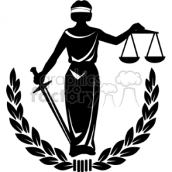 blind justice system clipart. Royalty-free clipart # 370127