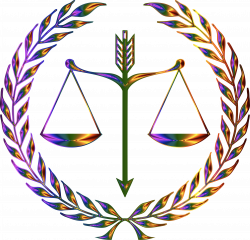 Clipart - Justice Emblem Chromatic