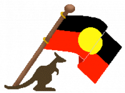 Australia Clip Art Of Small Kangaroos And The Aboriginal Clipart ...
