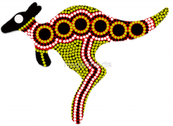 Aboriginal Kangaroo Clipart