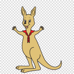 Kangaroo Cartoon clipart - Animals, transparent clip art