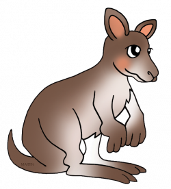Animals Clip Art by Phillip Martin, Wallaby