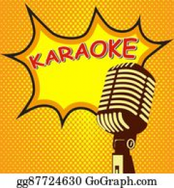 Karaoke Clip Art - Royalty Free - GoGraph
