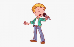 Microphone Singing Cartoon Boy - Kids Karaoke Cartoon ...