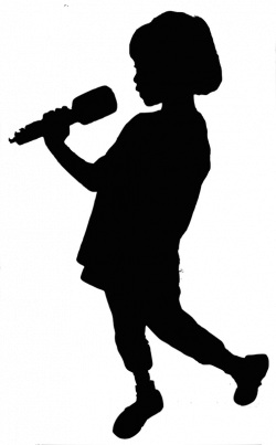 Karaoke clipart singer silhouette, Picture #1461642 karaoke clipart ...