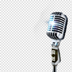 Microphone , Karaoke microphone, gray pedestal condenser ...