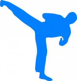Blue Karate Clip Art at Clker.com - vector clip art online, royalty ...