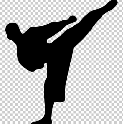 Karate Martial Arts Silhouette PNG, Clipart, Arm, Black And ...