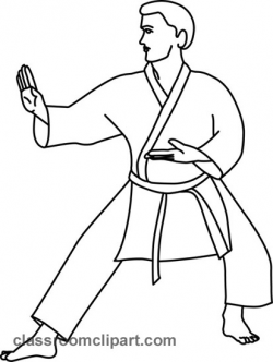 Karate master clipart image - Clipartix