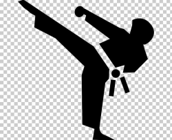 Martial Arts Karate Kick PNG, Clipart, Angle, Arm, Black And ...