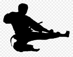 Silhouette Clip Art Karate Transprent Png Free - Silhouette ...