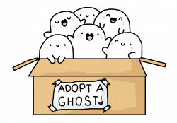 ghost cute kawaii halloween 2017 ghosts night spookyfre...