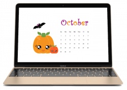 October 2017 Calendar Wallpaper: Freebie | Grade ONEderful Designs
