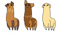 Pixilart - cute llama kawaii llama ugh lama by Rosie