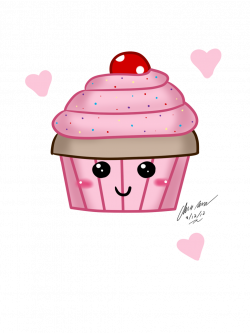 muffin rosado dibujito | Diseños cosas lindas | Pinterest | Emoji