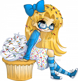 Very Vanilla Cupcake Girl by YamPuff on DeviantArt | cupcake ...