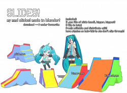 mmd DL] slides! [3 sizes, has physics] by kawaii-noodle-boy on ...