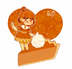 Pumpkin Pie by Vocaloid-Mirai | Ñiñas Kawaii | Pinterest | Pumpkin ...