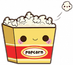 popcorn cine kawaii cute - Sticker by Unstoppablegirl