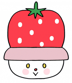 strawberry mochi kawaii cute softbot png...