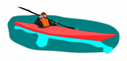 Clipart - Kayak