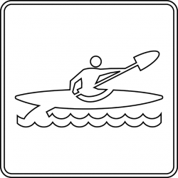 Kayak, Outline | ClipArt ETC
