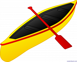 Kayak Yellow Clip Art - Sweet Clip Art